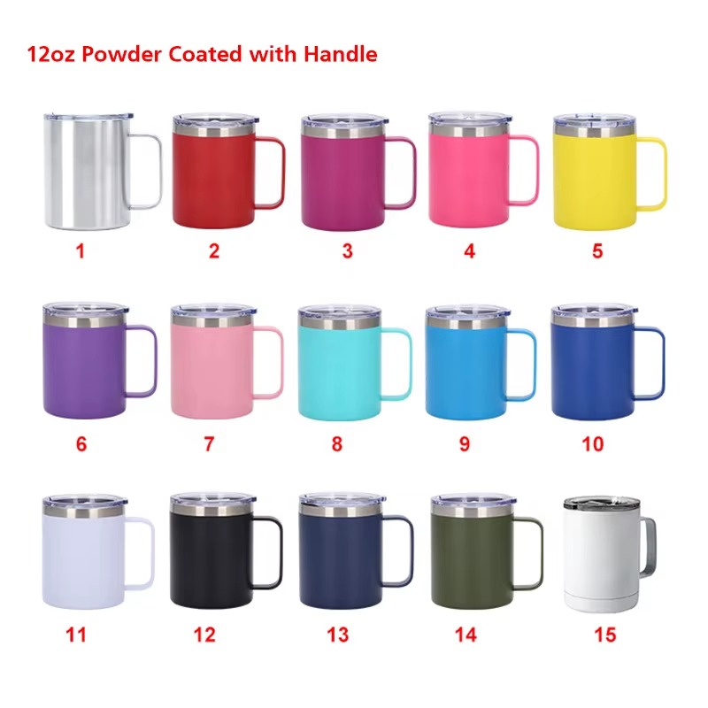 12-Ounce Coffee Mug with Handle - Image 2