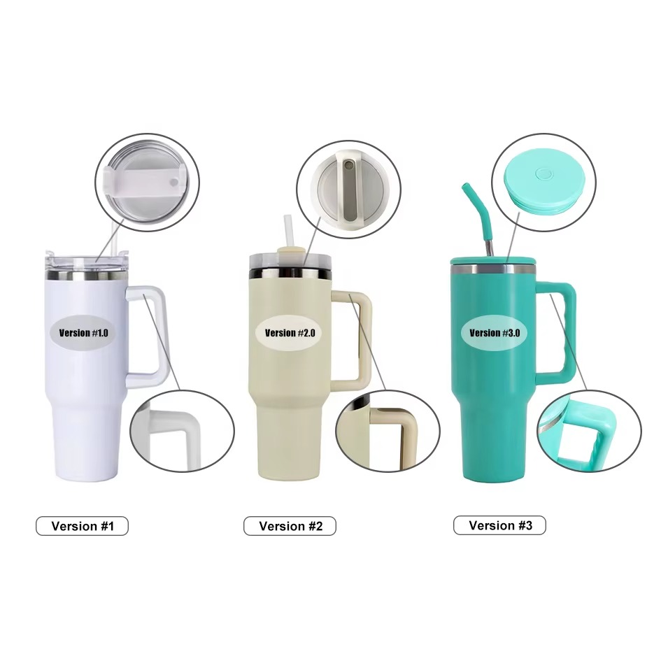 30oz Coffee Tumbler Mug with Handle - Image 2